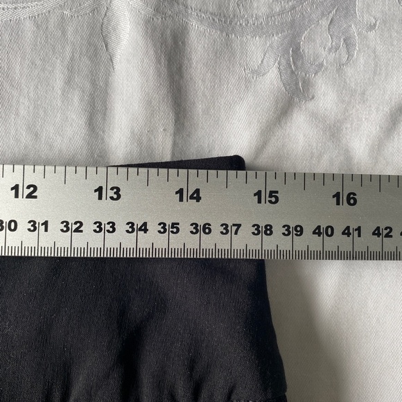 Suzy Shier Women's Black Pull On Midi Skirt Lace Accents Size Medium‎ - Picture 8 of 12